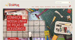 Desktop Screenshot of diskmaqpecas.com.br